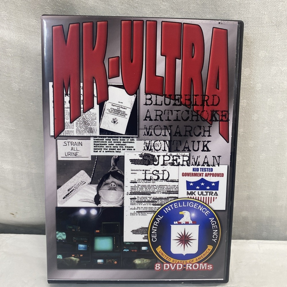 MK-ULTRA DECLASSIFIED - 8 DVD-ROM‎ For Computer Use